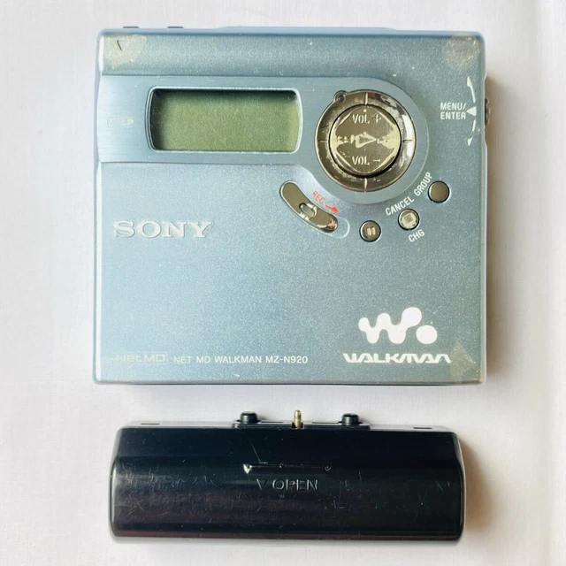 【レア✨】SONY MD WALKMAN MZ-N920 MDRECORDER SONY MZ-N920 MD Walkman Portable MiniDisc Recorder Silver