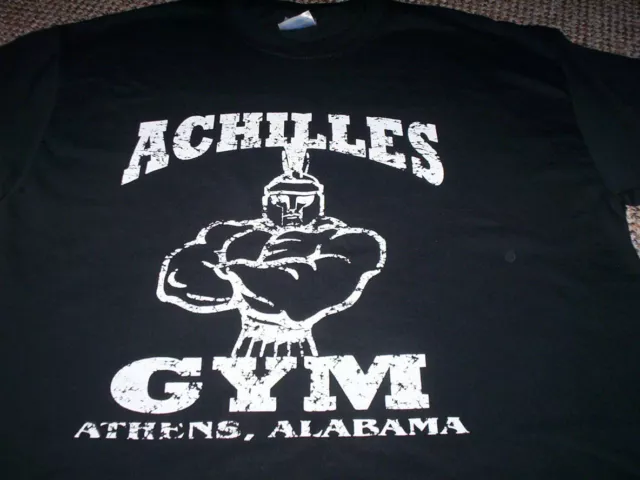 Achilles Gym Alabama BODYBUILDING  T-shirt - brand new all sizes available