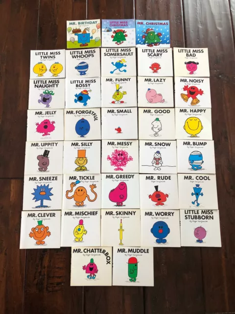 LOT OF MR. Men and Little Miss Small Paperback Books Roger Hargreaves ...