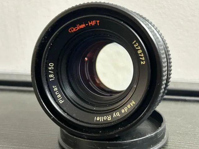 Rollei HFT Planar 50mm f1.8 1,8/50 Objektiv Lens QBM Rolleiflex