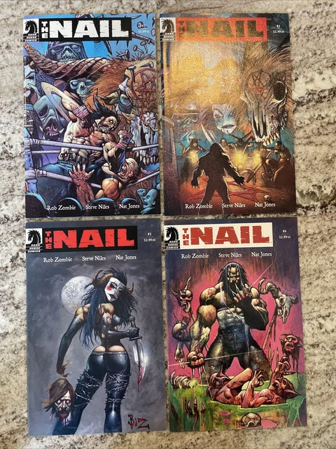 Dark Horse Comics Rob Zombie The Nail #1,2,3,4 - Full Run - Simon Bisley covers