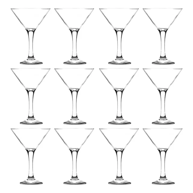 12x Misket Martini Glasses Classic Party Bar Espresso Cocktail Glass Set 175ml