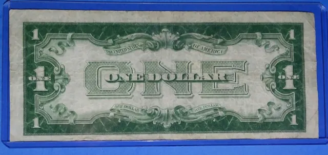 1928 A $1 Silver Certificate ! FUNNY BACK! VF.CIRC. COND! OLD US ! NICE!!