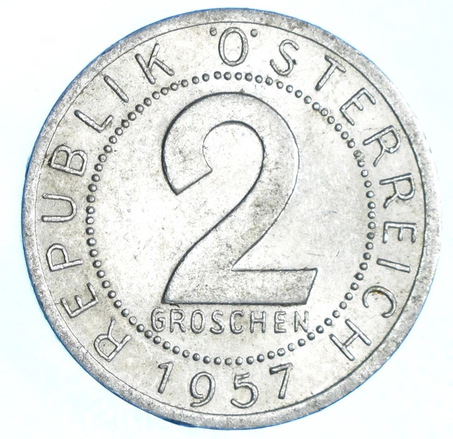Coin 1957 / 2 Groschen / Austria / Osterreich   #Wt44072