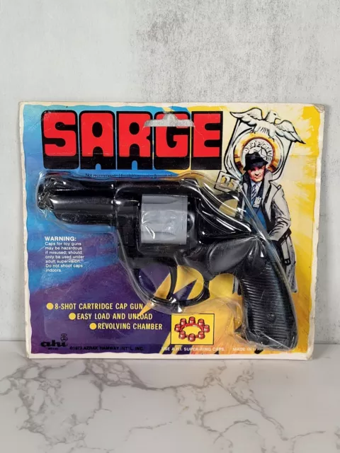 Vintage Azrak Hamway Toy 8-Shot Revolver Detective Cap Gun Brand New 1973 Sealed Vintage Azrak Hamway Toy 8-Shot Revolver Detective Cap Gun Brand New 1973 Sealed