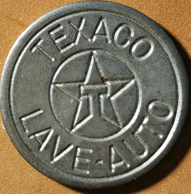 0413 - Texaco Lave Auto Quebec Canada Token Car Wash Gas Station Vintage