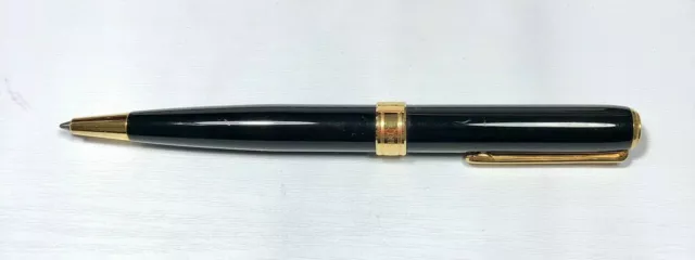 Diplomat Classic 1922 vintage oversize black lacquer ballpoint pen New Old Stock