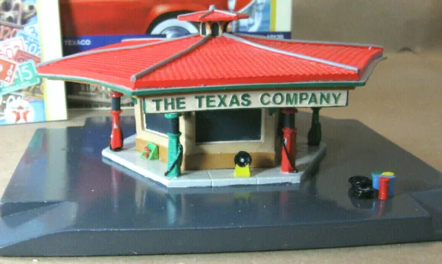 TEXACO GAS STATION #1 1920's Style Dallas Texas Lefton '95 HO Scale Building MIB