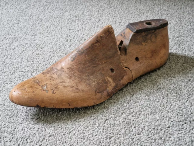 Vintage Wooden Shoe Last Size 8.5 E F