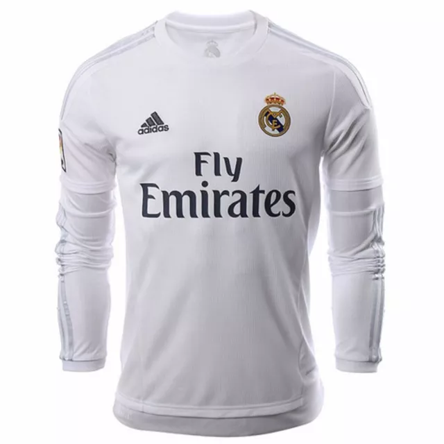 New Adidas Real Madrid Jersey Size S Long Sleeve Adidas Price Was 99.90 Euro Mega!