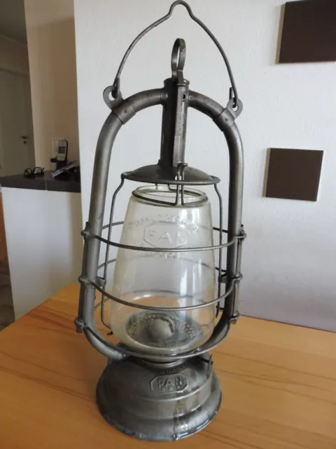Petroleumlampe  Sturmlaterne PAN 899 Firma Stübgen & Co 1920/30er Jahre