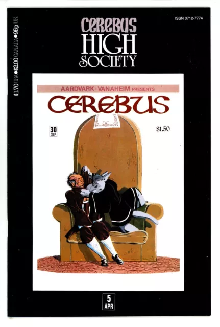 Cerebus: High Society #5 Aardvark-Vanaheim (1990)