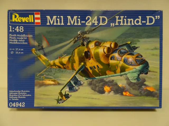 REVELL MIL MI-24D Hind D "NVA" 1:48 Bausatz # 04942 - Sealed