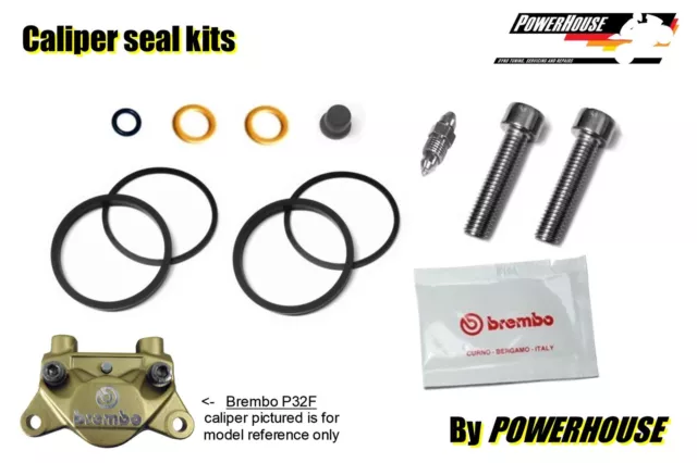 Ducati 900 SS SuperSport 92-97 rear brake caliper seal repair kit 1992 1993 1994