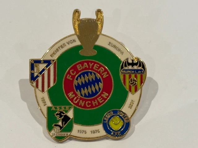 Lot 6 pins foot asse saint etienne praha - Collection