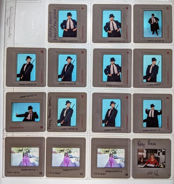 Dw4-463 Patsy Pease Lot (15) 35Mm Orig Slide Via Dianna Whitley