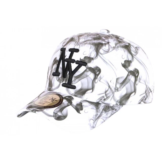 Casquette Enfant Spider NY Style Baseball - Noire Et Blanche, Taille Unique 7-12 Ans