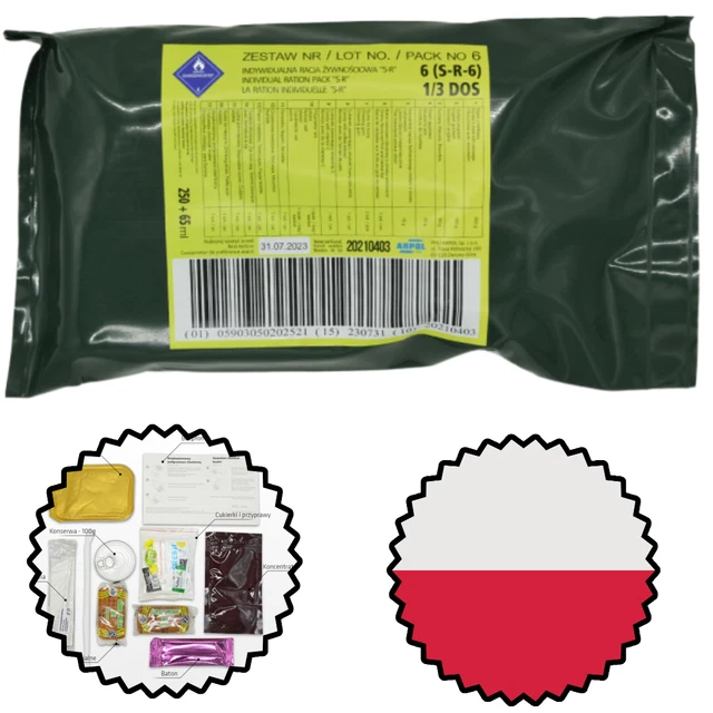 Polish Rations POLISH RATION CUSTOM Mre Army Food Army Notration