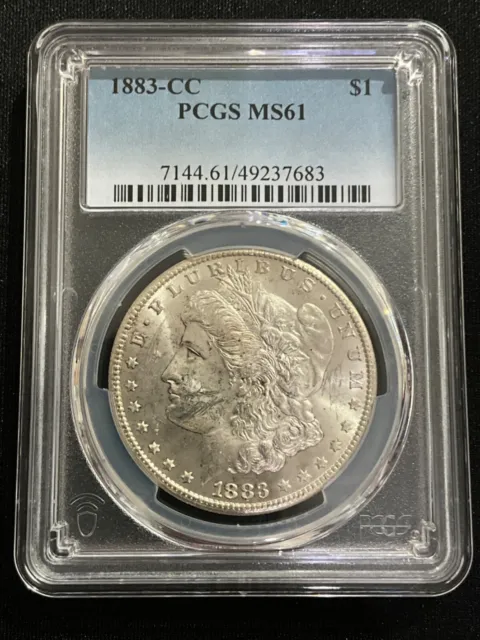 1883 CC Morgan Silver Dollar $1 PCGS MS61 49237683