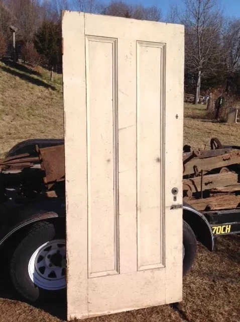 Antique Two Panel Exterior Door