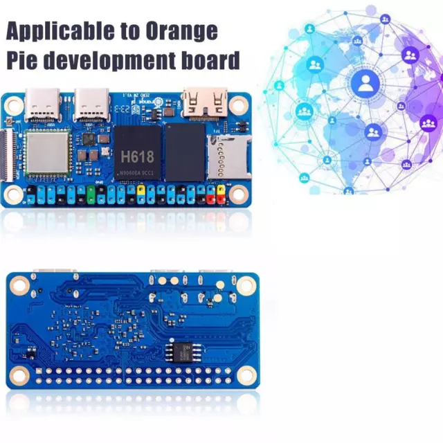 For Orange Pi Zero2W Development Board H618 Quad Core Single-board Computer