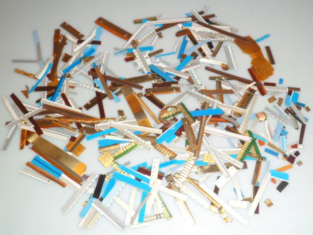 26g Scrap Electronics Trimmed Gold Ribbons & Strips Lot Precious Metal Recovery