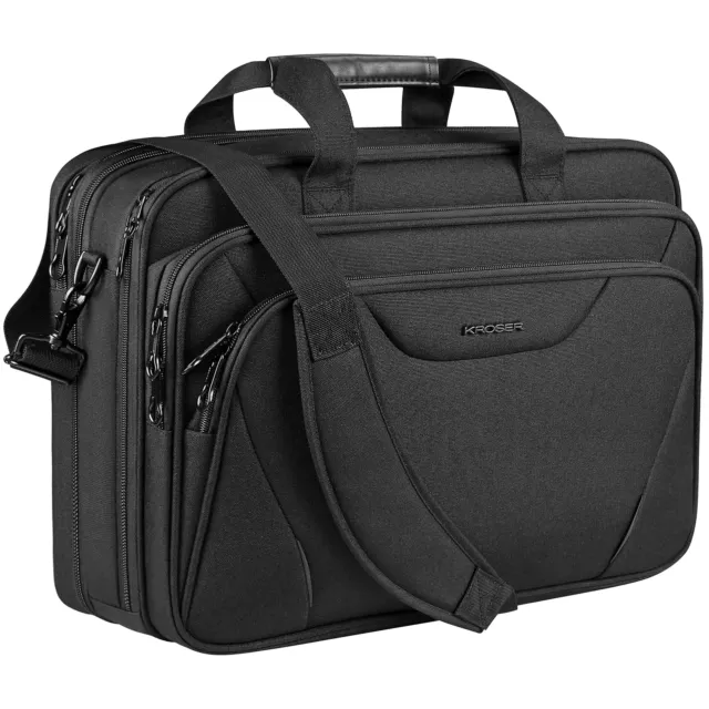 KROSER 18.5 LAPTOP Bag XXL Laptop Briefcase Fits Up To 18 Inch Laptop Water Re 48.96 PicClick UK