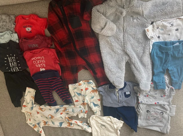 Baby Boy 3 Months Lot Of 19 Clothing Pieces 17 PCs 3 Month- 1 NB, 1- 0-3 Month