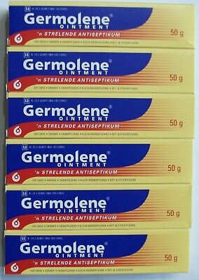 6 tubos antisépticos/analgésicos rosa germoleno 50 g (caducidad marzo 2024)-2
