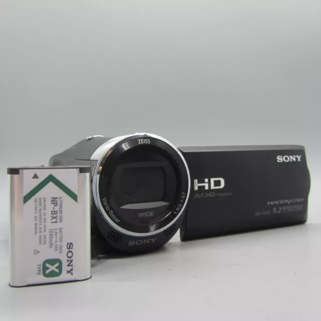 Sony Handycam HDR-CX240E Handheld High Definition Camcorder Black Tested