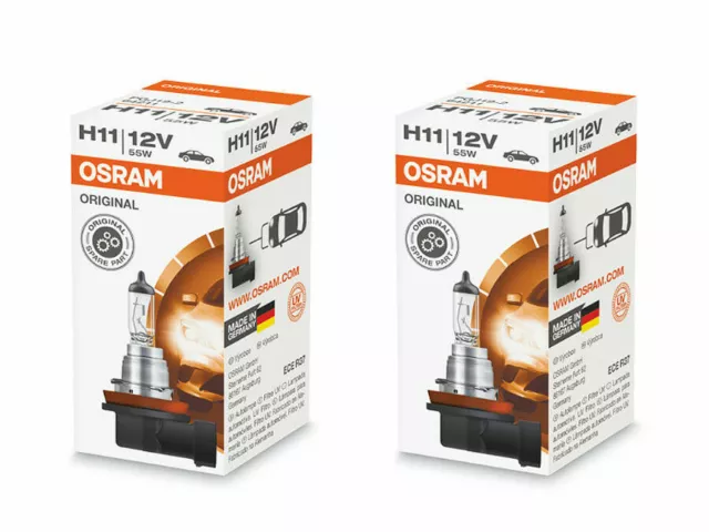 2 x H11 12 V 55 W Original Osram Auto Glühbirnen Standard Glühbirne SCHNELLER N KOSTENLOSER VERSAND