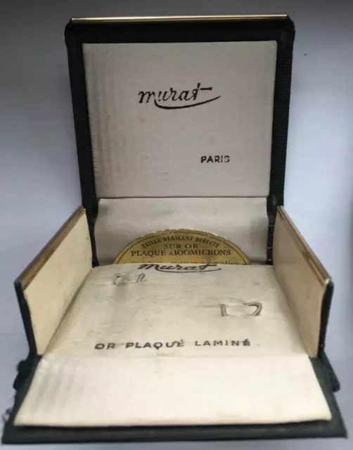 Ecrin Ancien Marque Murat Made In France Paris Pour Bijou Or