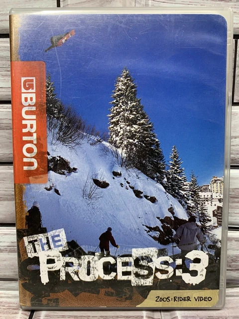Burton Snowboards: The Process 3 (DVD, 2005) Rider Video World Tour Shaun White