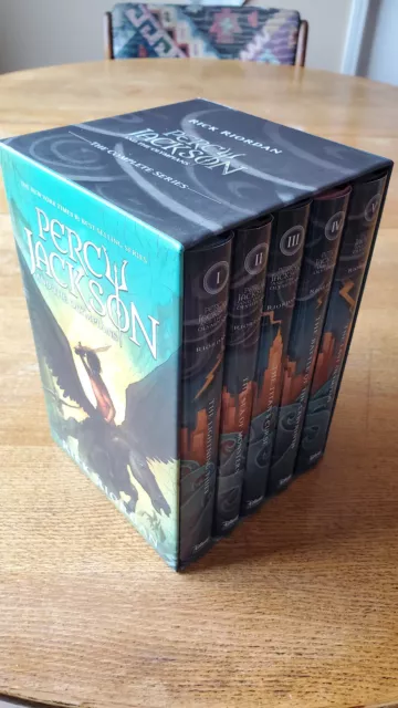 Percy Jackson and the Olympians hardcover boxed set