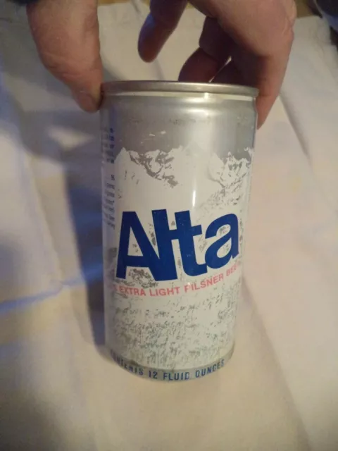 Alta Extra Light Pilsner Beer Can 12 Oz Aluminum Blitz Weinhard Co Portland, Or