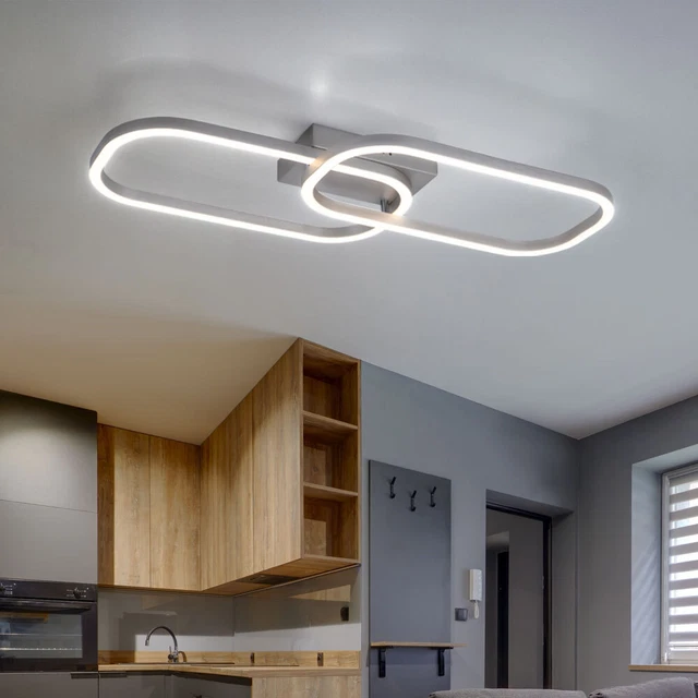 LAMPE À SUSPENSION PERLA ARGENTÉE 42W LED