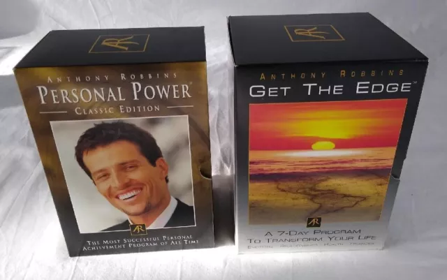 Anthony Tony Robbins Wealth You Deserve & Personal Power & Get the Edge Full Set