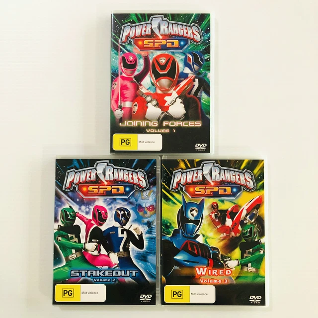 Power Rangers Rpm Volume 3 Dvd POWER RANGERS SPD: Volume 1 2 3 DVD (Joining Forces, Stakeout, Wired ...