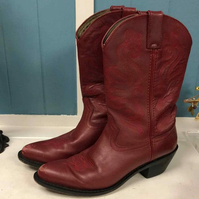 Durango Women's size 9.5 Red Leather Western cowboy cowgirl Boot