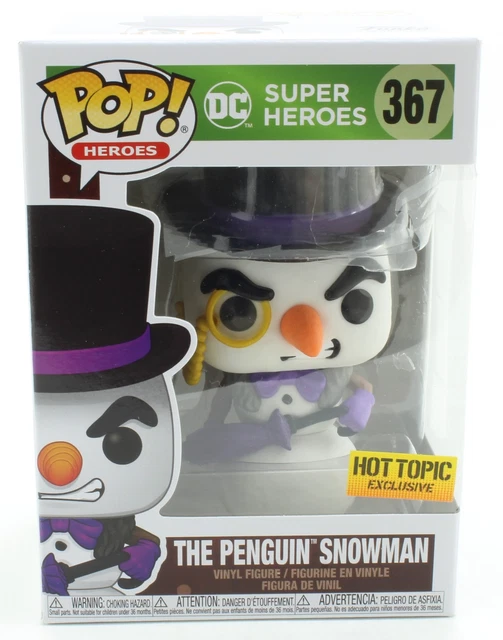 Funko Pop! - DC Super Heroes The Penguin Snowman 367 Hot Topic Exclusive - Vinyl