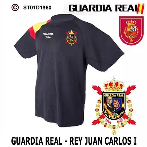 Camisetas Tecnicas: Guardia Real - Al Servicio De La Corona Juan Carlos I - M1