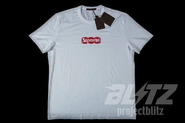 Supreme x Louis Vuitton Box Logo Tee White