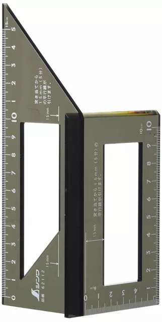 Japanese Square Layout Miter 45 + 90 Degrees ?uerre Winkel SHINWA 62112