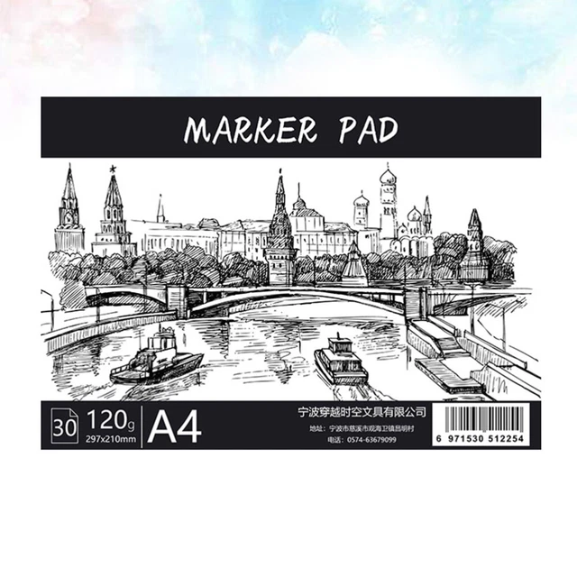 Libro de bocetos profesional tapa dura cuaderno cuaderno almohadilla de dibujo