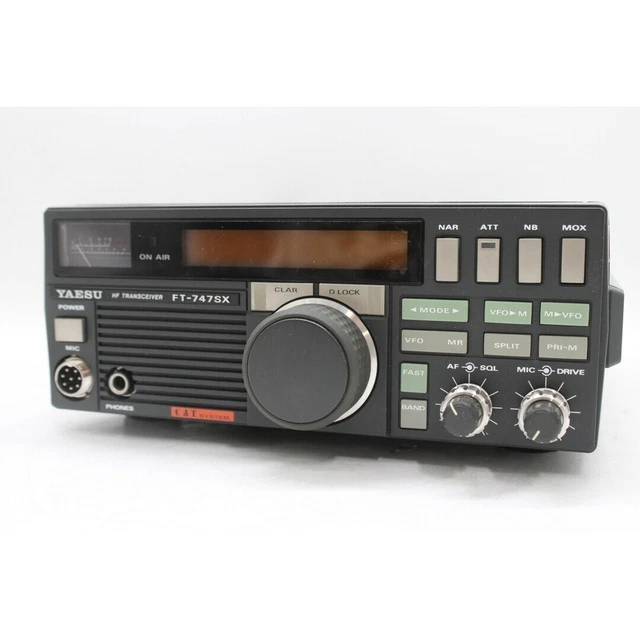 YAESU FT-747GX トランシーバー YAESU FT-747GX 1.8MHz-30MHz 100W Super Compact HF