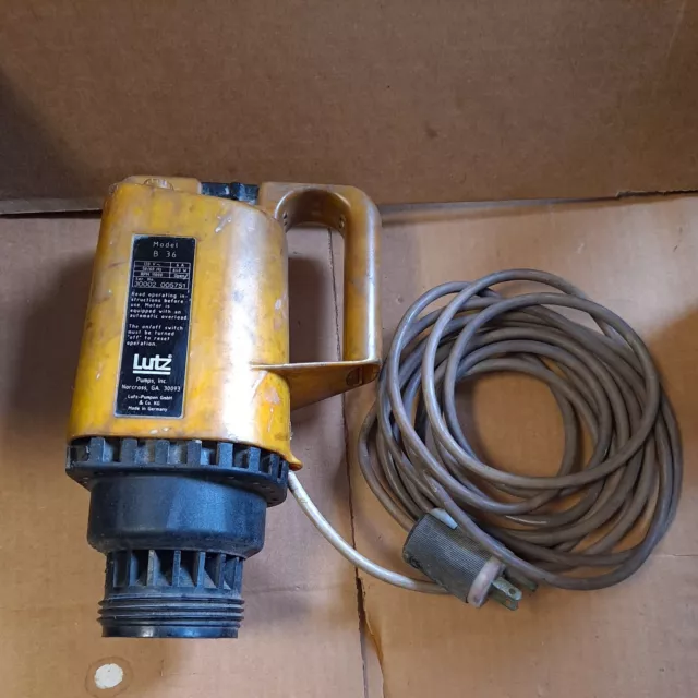 Lutz Model B 36 Pump, Drum Pump