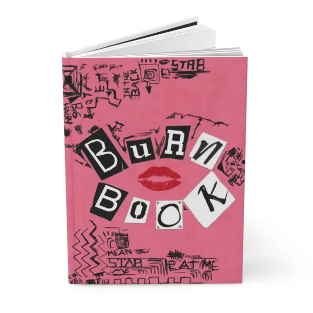 Mean Girls / Burn Book - Cake Topper / Cupcake Toppers / Cake Picks -  Glitter Ca