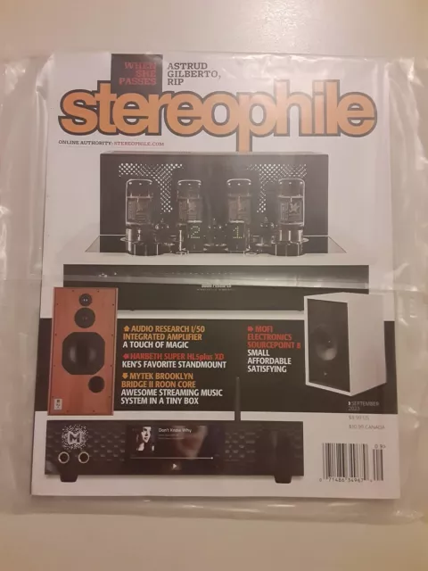 STEREOPHILE Magazine September 2023 Issue - AUDIO RESEARCH INTEGRATED AMP - More