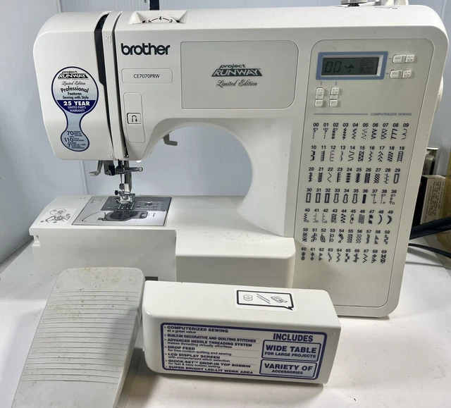 BROTHER CE7070PRW PROJECT Runway Limited Edition computerized Sewing