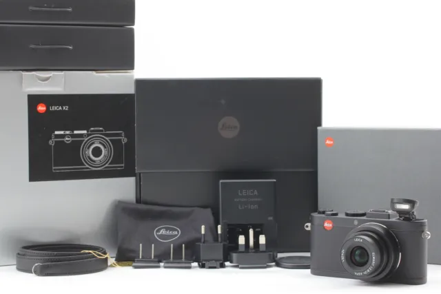 [Near MINT in Box] Leica X2 16.2 MP Compact Digital Camera Black 18452 JAPAN